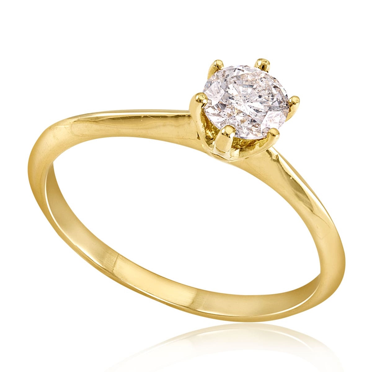 Solitário em Ouro 18k Clarice