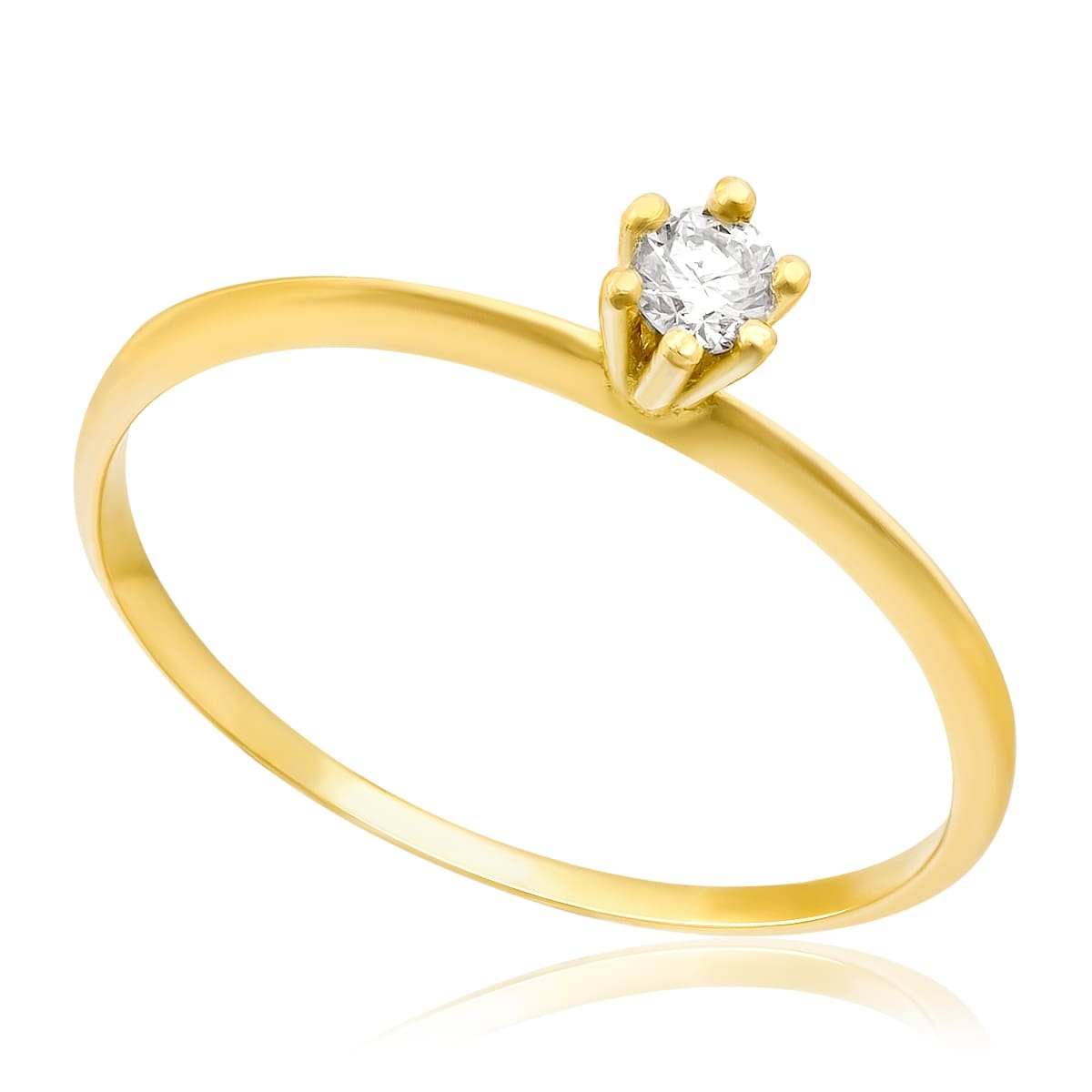 Solitário em Ouro 18k Larissa